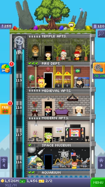 Tiny Tower: 8 Bit Retro Tycoon MOD